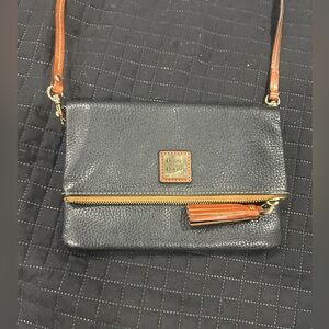 Black leather Dooney and Bourke crossbody